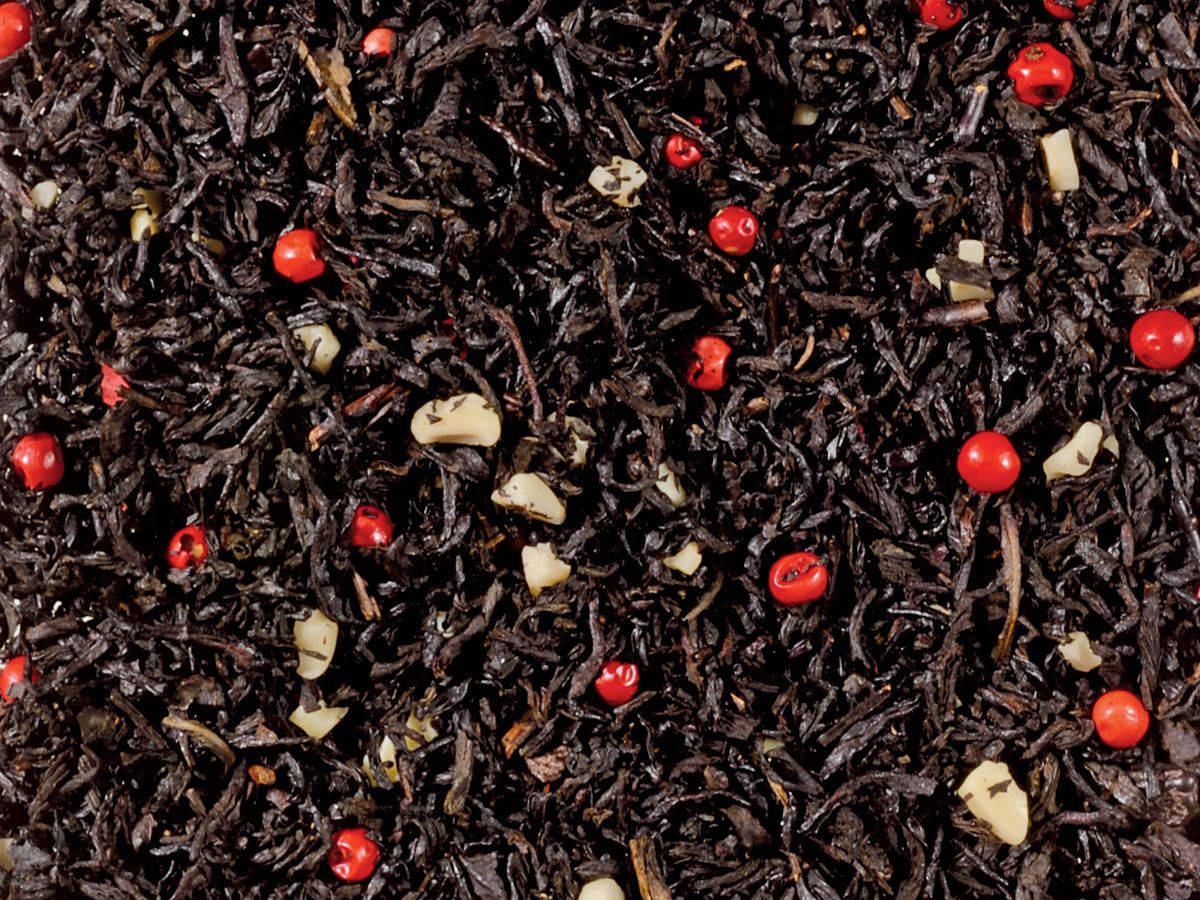 Miscela Di Tè Nero Marzapane Dolce Aromatizzato